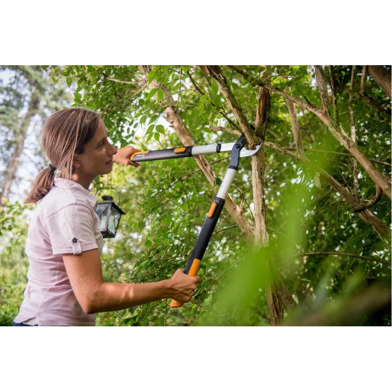 Fiskars SmartFit teleskopiskais dārznieka zaru griezējs 915 mm L86 melns oranžs (1013564)