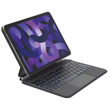 Belkin Connect Pro tastatūras vāciņš ar skārienpaneli iPad Pro 11 / iPad Air 11, melns, vācu izkārtojums