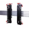 Universālās saskarnes sviras ar mikroregulēšanu B-Tech BT8390-VESA400MAF/B