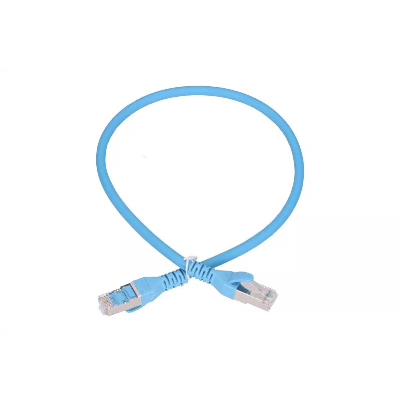 Tīkla kabelis Extralink LAN Patchcord Kat.6A RJ-45 Cat6a 0.5m Blue