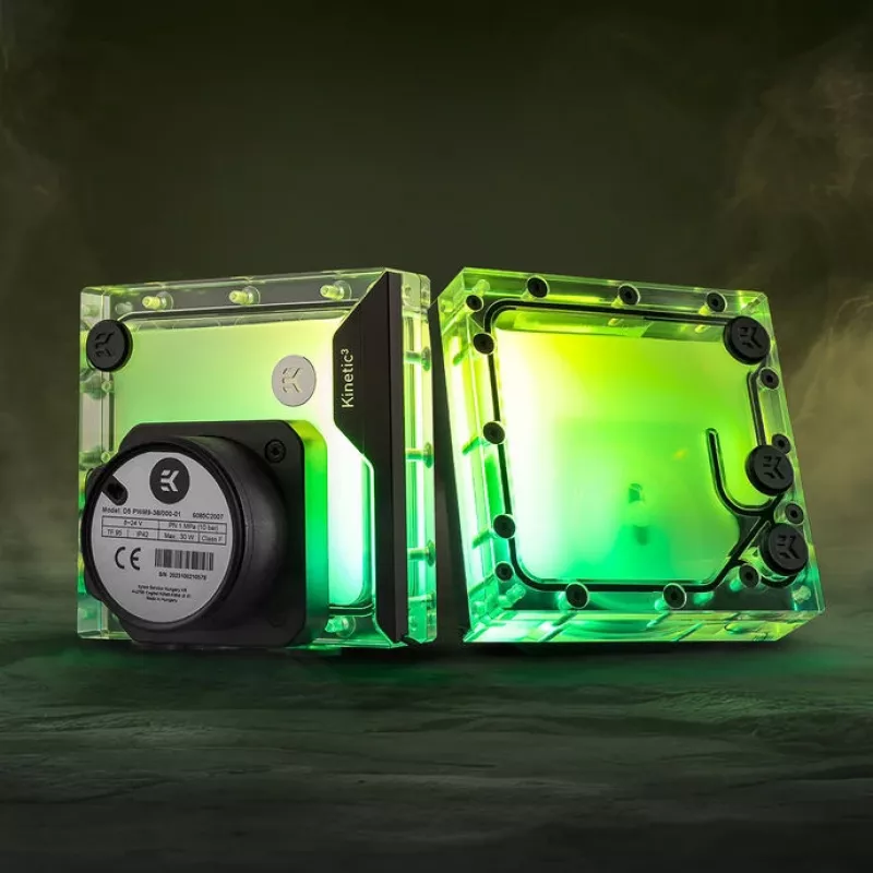 Sūkņa-rezervuāra komplekts ek water blocks EK-Quantum Kinetic3 FLT D5 PWM 120mm D-RGB