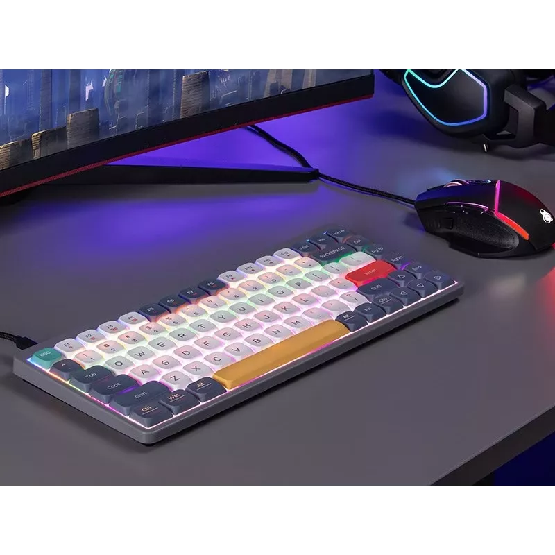 Mehāniskā tastatūra Tracer FINA 84 pelēka (Outemu Red Switch) TRAKLA47279