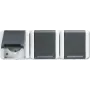 Instalācijas kaste JUNG 8230 W, tips F, izmēri 226×75×58 mm
