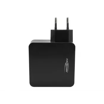 ANSMANN 247PD - Barošanas bloks - 45 W - 4700 mA - PD, QC 3.0 - 2 izejas porti (USB, USB-C) - Melns (1001-0095)