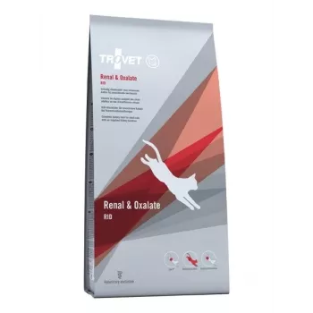 Sausā kaķu barība TROVET Renal & Oxalate RID veterinārā diēta, 2,5 kg, vistas garša, urīnceļu atbalsts