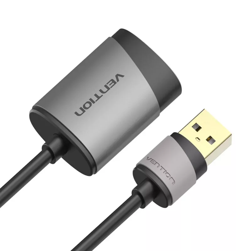 Vention USB ārējā skaņas karte 0,15 m pelēka metāla