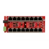 Extralink Gigabit PoE inžektors 8 portu aktīvais, 8 porti Gigabit 802.3at/af, režīms A
