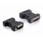 Delock - VGA adapteris - DVI-I (W) uz HD-15 (VGA) (M) - Rokas skrūves (65017)