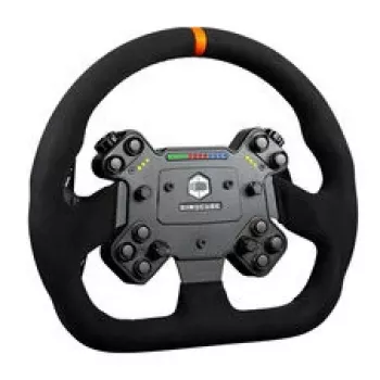 Simucube Valo GT-23 SC3 Simracing stūre, 320 mm diametrs, GT dizains, SC3 ātrās atvienošanas sistēma - melna, zamšāda