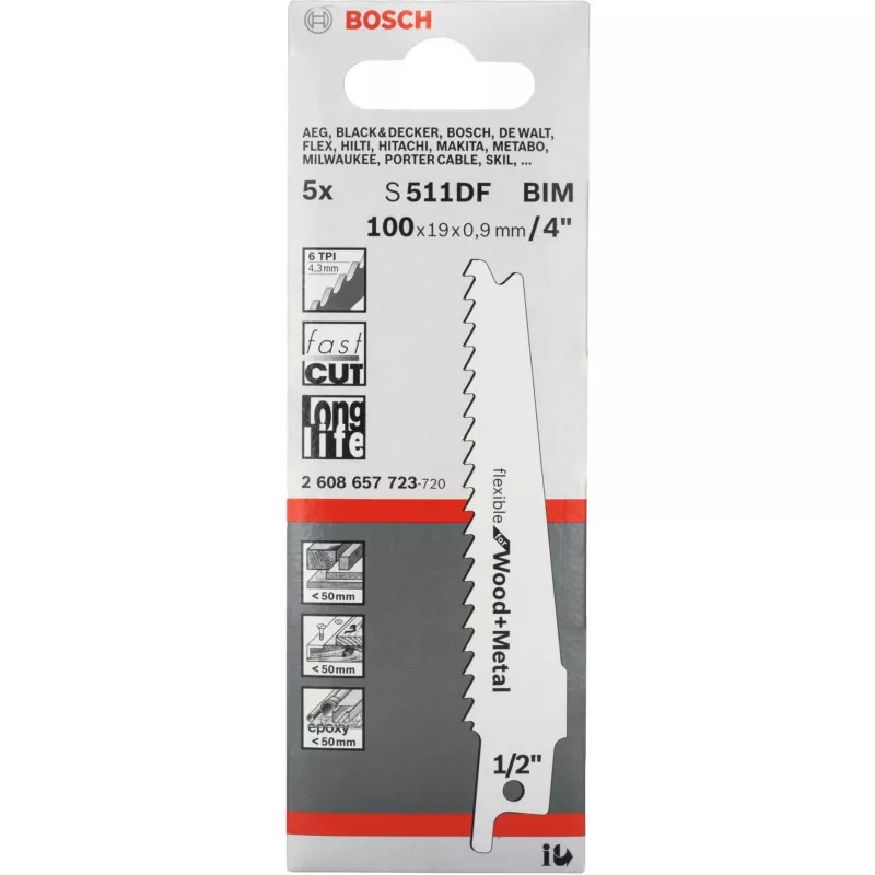 Bosch 2 608 657 723 finierzāģa/figūrzāģa/abonētāja zāģa asmens
