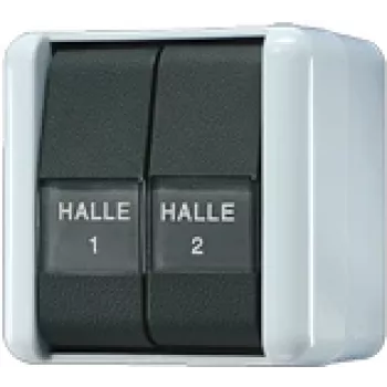 Jung 805 NAW elektrības slēdzis 1P melns - balts (805NAW)