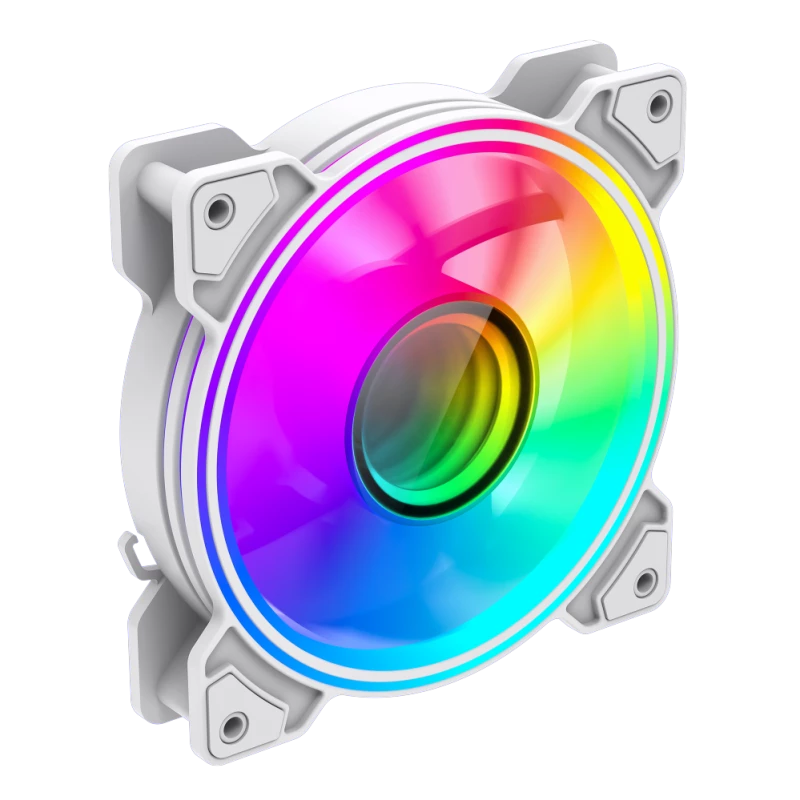Gamemax | Datora ventilators | DUAL RING INFINITY | Balts