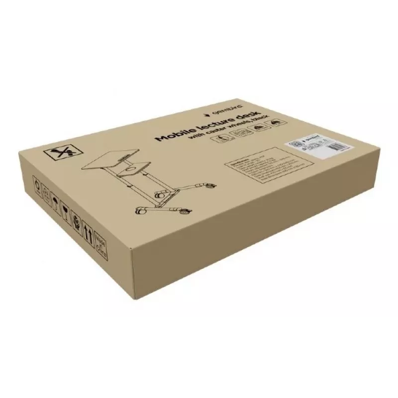 Stāvošs galds Gembird TVS-DESK-01-BK melns 20 kg 1110-1345 mm