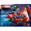 LEGO MARVEL 76336 Zirnekļcilvēka mašīna pret Venomizēto Vilknadzi