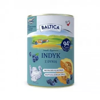BALTICA regional flavours Turkey with pumpkin - mitrā suņu barība - 400g