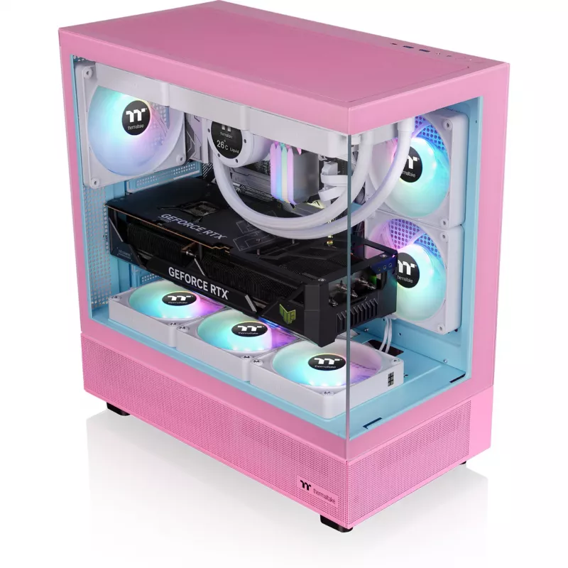 Thermaltake View 270 Plus TG ARGB Bubble Pink - korpuss - ATX - Midi/Mini tornis - ATX
