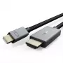 Kabelis Mini DisplayPort–HDMI CABLETIME 1 m, 4K@30Hz, pasīvā adaptera kabelis