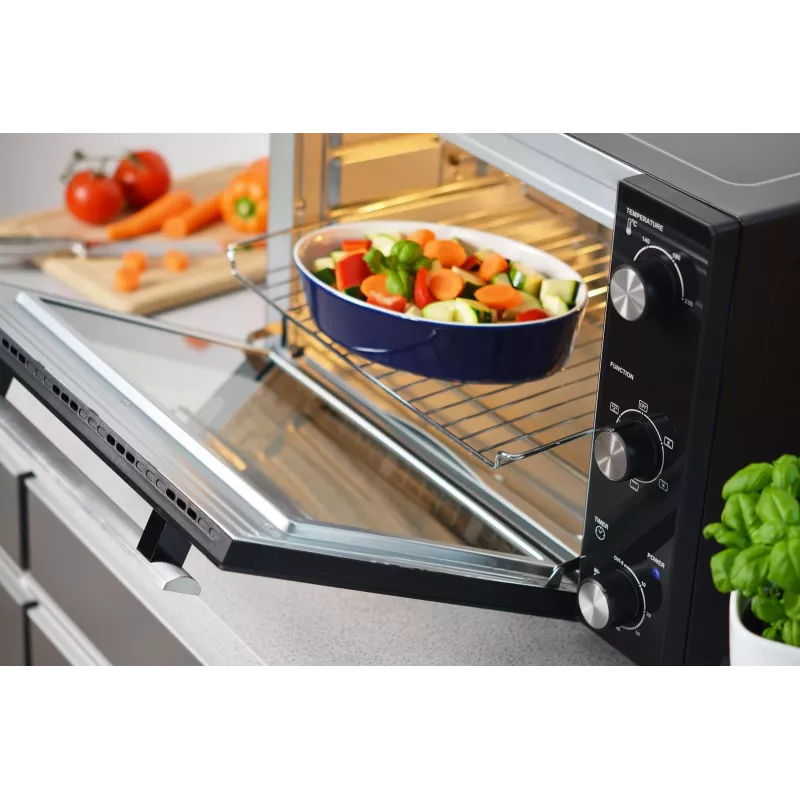 Blaupunkt EOM601 krāsns, melna, nerūsējošais tērauds