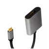 LogiLink CUA0102 USB 3.2 Gen1 Type-C–DisplayPort kabelis, 0,15 m, melns