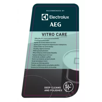 Plīts virsmu tīrīšanas krēms Electrolux Vitro Care 300 ml — krēms keramikas un indukcijas plīts virsmām, pudele ar dozatoru