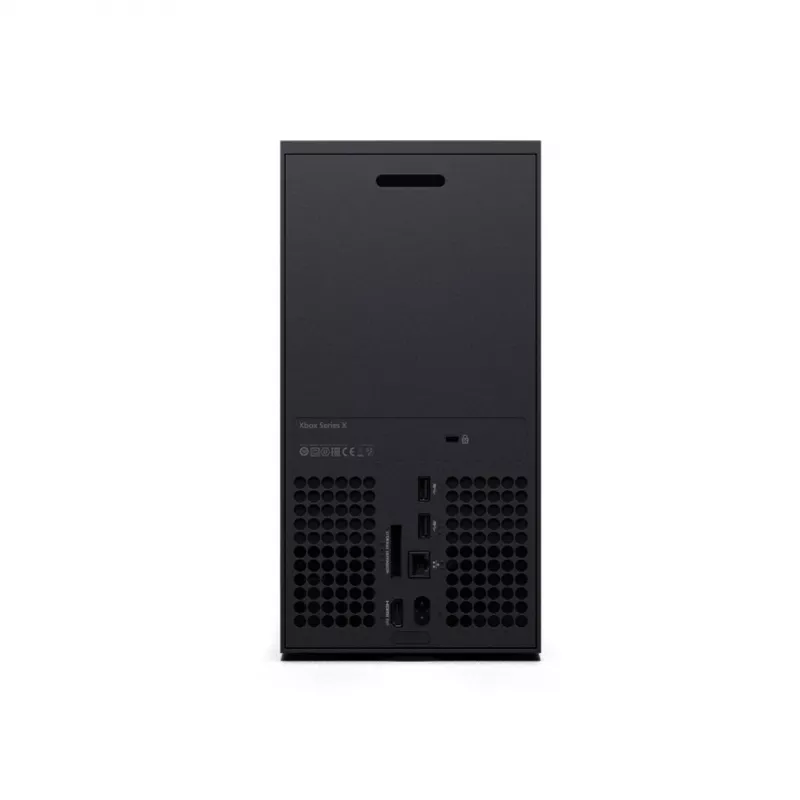 Spēļu konsole Microsoft Xbox Series X — 1 TB SSD, AMD Ryzen Zen 2 3,8 GHz, AMD RDNA 2 (12 TFLOPS), 4K HDR, Wi‑Fi 5, Gigabit Ethernet, Blu‑Ray