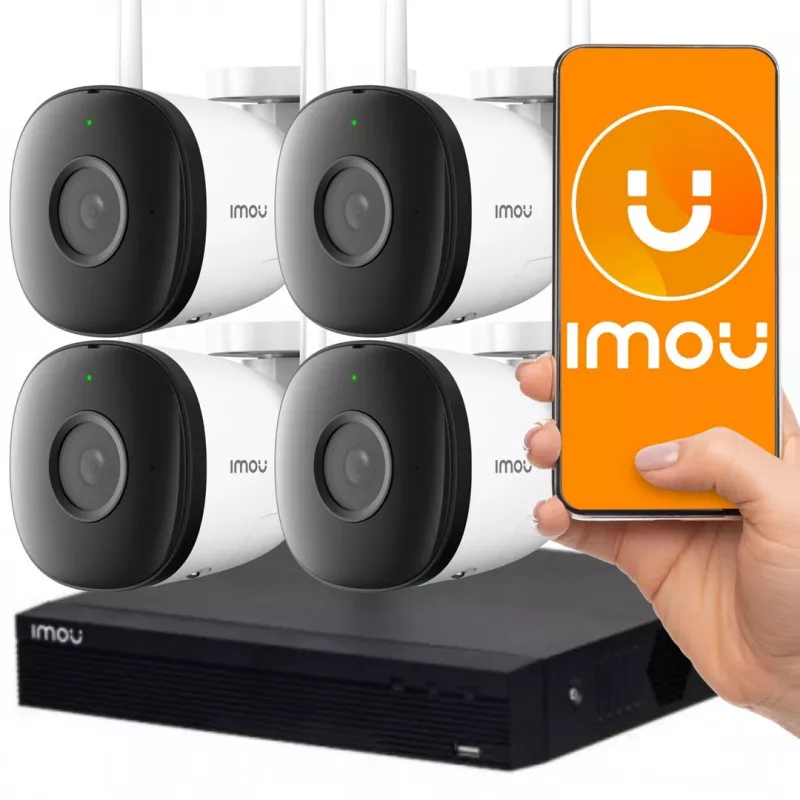 Novērošanas kamera IMOU WRL CAMERA SECURITY KIT NVR1104HS-W-S2 4-F22