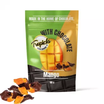 Tropicks Žāvēts mango ar šokolādi 100 g