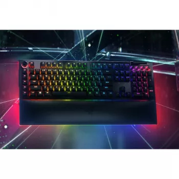 Razer MelnsWidow V4 Pro klaviatūra spēlēm USB QWERTZ vācu melna