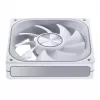 120 mm PWM ARGB dzesēšanas ventilators Jonsbo ZA-120 balts — modelis ZA-120W, PWM vadība, ARGB apgaismojums