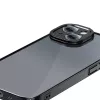 Baseus Glitter caurspīdīgs maciņš un rūdīta stikla komplekts iPhone 14 Plus (melns)