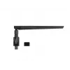 Iekšējā WLAN karte LANBERG NC-1200-WIE — Divu joslu USB WLAN adapteris, RTL8812BU, līdz 1200 Mbit/s, ārējās 2x2 antenas (5 dBi), melna