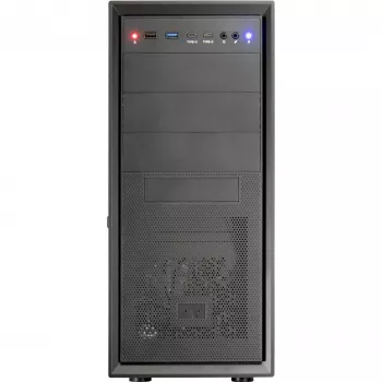 Datora korpuss Inter-Tech ATX IT-8862 Plaid, melnā krāsā