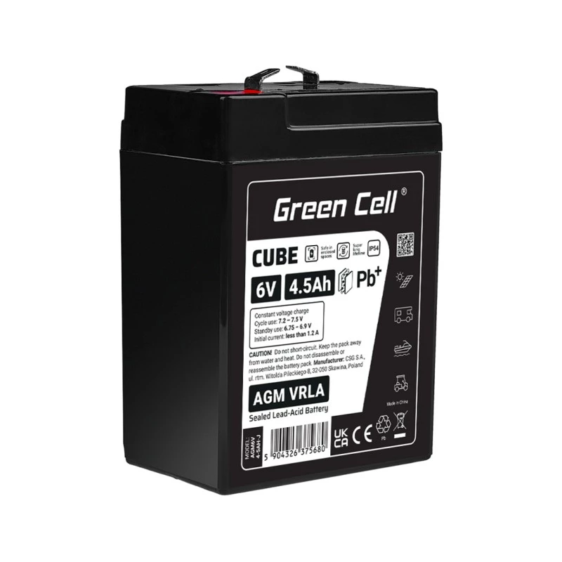 Baterija AGM VRLA 6V 4,5Ah IP54