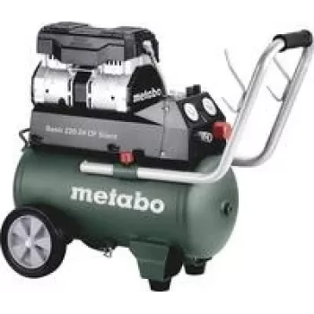Gaisa kompresors Metabo Basic 220-24 OF Silent — 24 L tvertne, bez eļļas, modelis 601593000