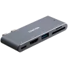 CANYON centrmezgls DS-5 5in1 Thunderbolt 3 4k Space Grey
