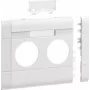 Hager vāciņa plāksne GB120219016 2-vietīga BRA 120mm hf v-Balta (GB120219016)