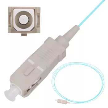Extralink SC/UPC pigtails, daudzmodu OM3 50/125 µm 2 m FTTH, Easy strip