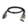 QNAP CAB-PCIE10M-8644-8X Serial Attached SCSI (SAS) kabelis 1 m melns