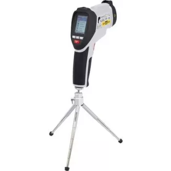VOLTCRAFT IR-1600 CAM Infrasarkanā-ambientā termometra, melns, pieres režīms, pogas (IR-1600CAM)