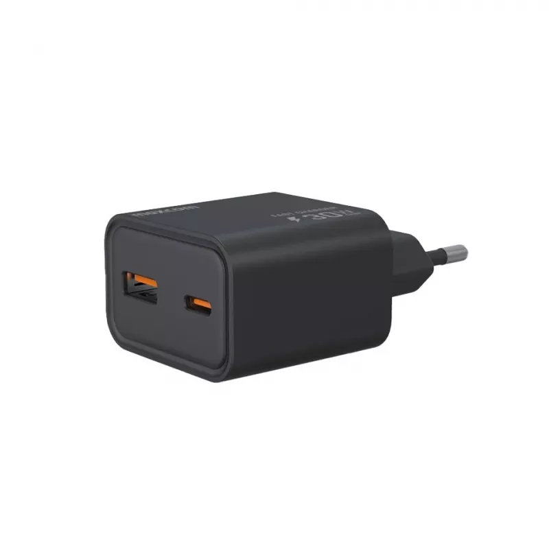 Strāvas adapteris USB A+C 30W EU