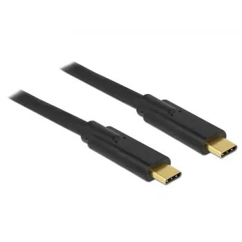 USB kabelis DeLOCK 83868 USB 2.0 4m USB C melns