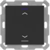 MDT BE-TAL55T106.A1 KNX spiedpoga Light 55 1f RGBW temperatūras sensors melns matēts žalūziju vadība 1 (BE-TAL55T106.A1)