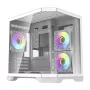 Darflash FT350 datora korpuss + 5 aRGB ventilatori (balts)