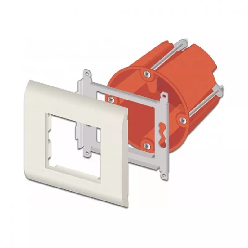 Moduļu turētājs DeLOCK Easy 45 80x80 mm Balts