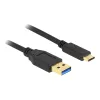 USB kabelis DeLOCK SuperSpeed USB 3.2 Gen 2 Type-A uz Type-C 3 m