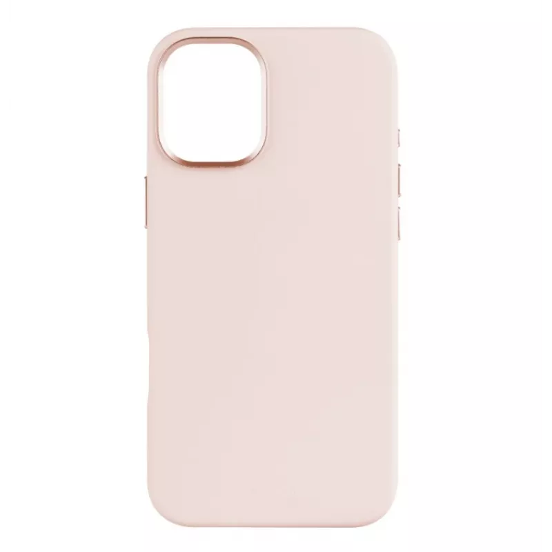 Fiksēts MagFlow | Aizmugurējais vāciņš | Apple | iPhone 16 Plus | Šķidrais silikons | Rozā