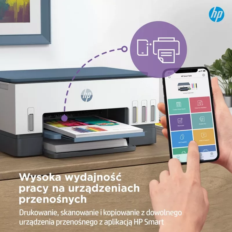 HP Smart Tank 675 daudzfunkciju termiskā tintes printeris A4 4800 x 1200 DPI 12 lpp./min Wi-Fi