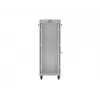 19 collu 32U LANBERG stāvošais rack skapis 600×800 mm pelēks ar stikla durvīm un LCD (plakanais iepakojums)