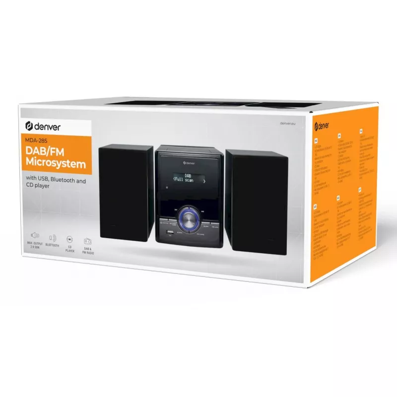 Denver MDA-285 mikro sistēma ar BT, CD, radio un AUX