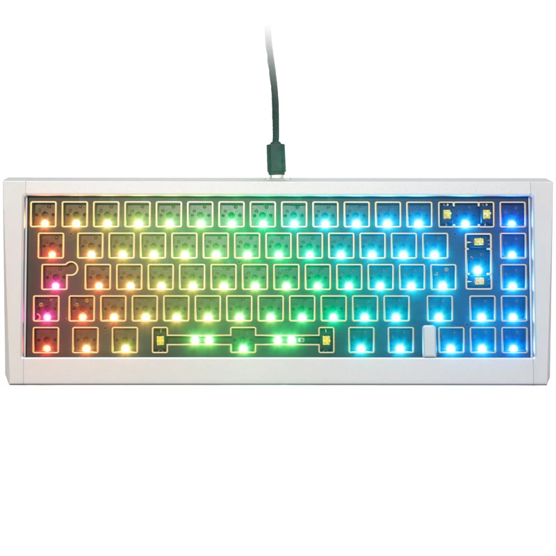 Ducky Outlaw 65 tastatūra universāla USB US angļu sudraba